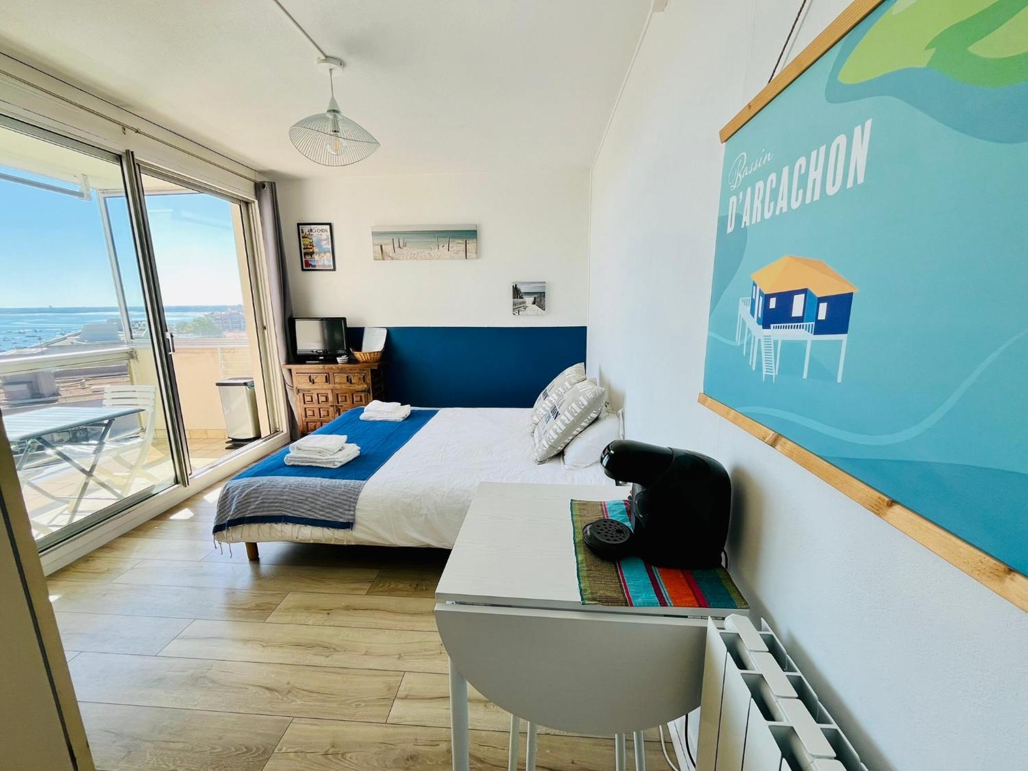 Studio Vue Mer-Port Arcachon Esterno foto