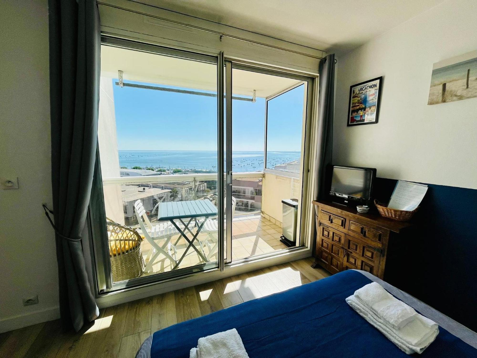 Studio Vue Mer-Port Arcachon Esterno foto